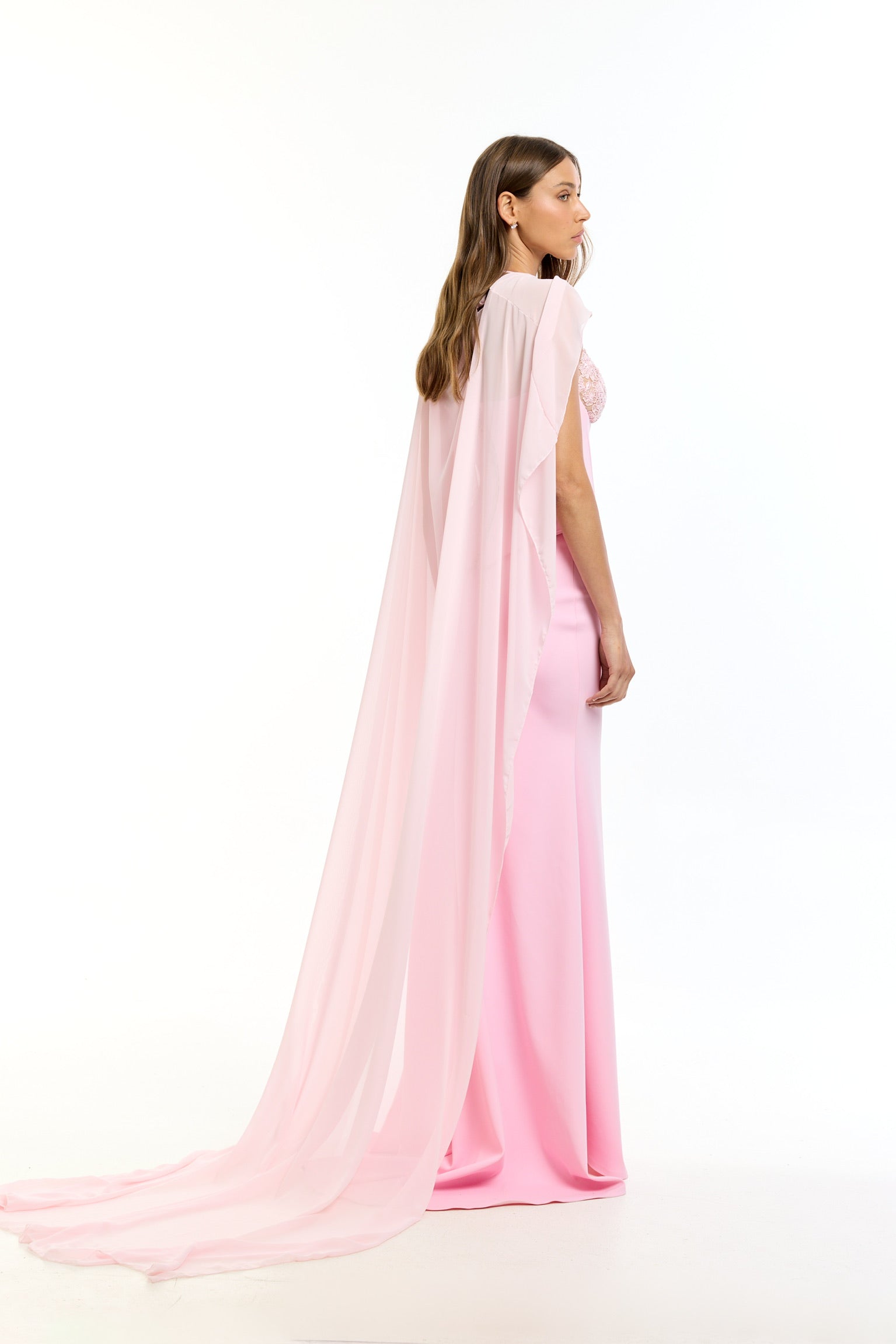 Dorée pink cape