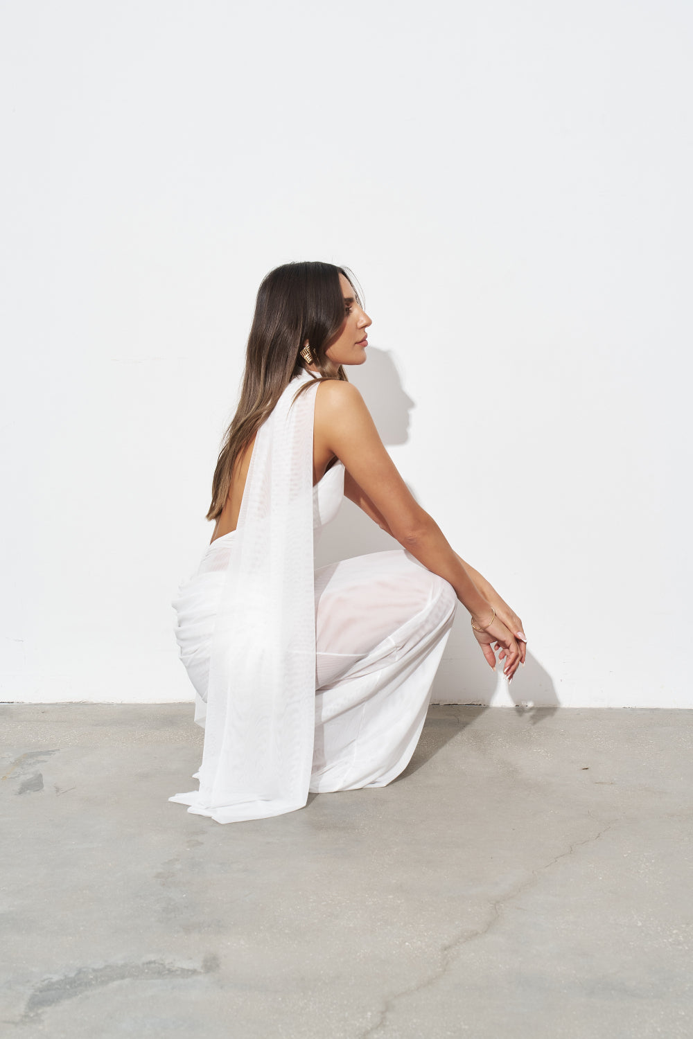 שמלה Victoria - White