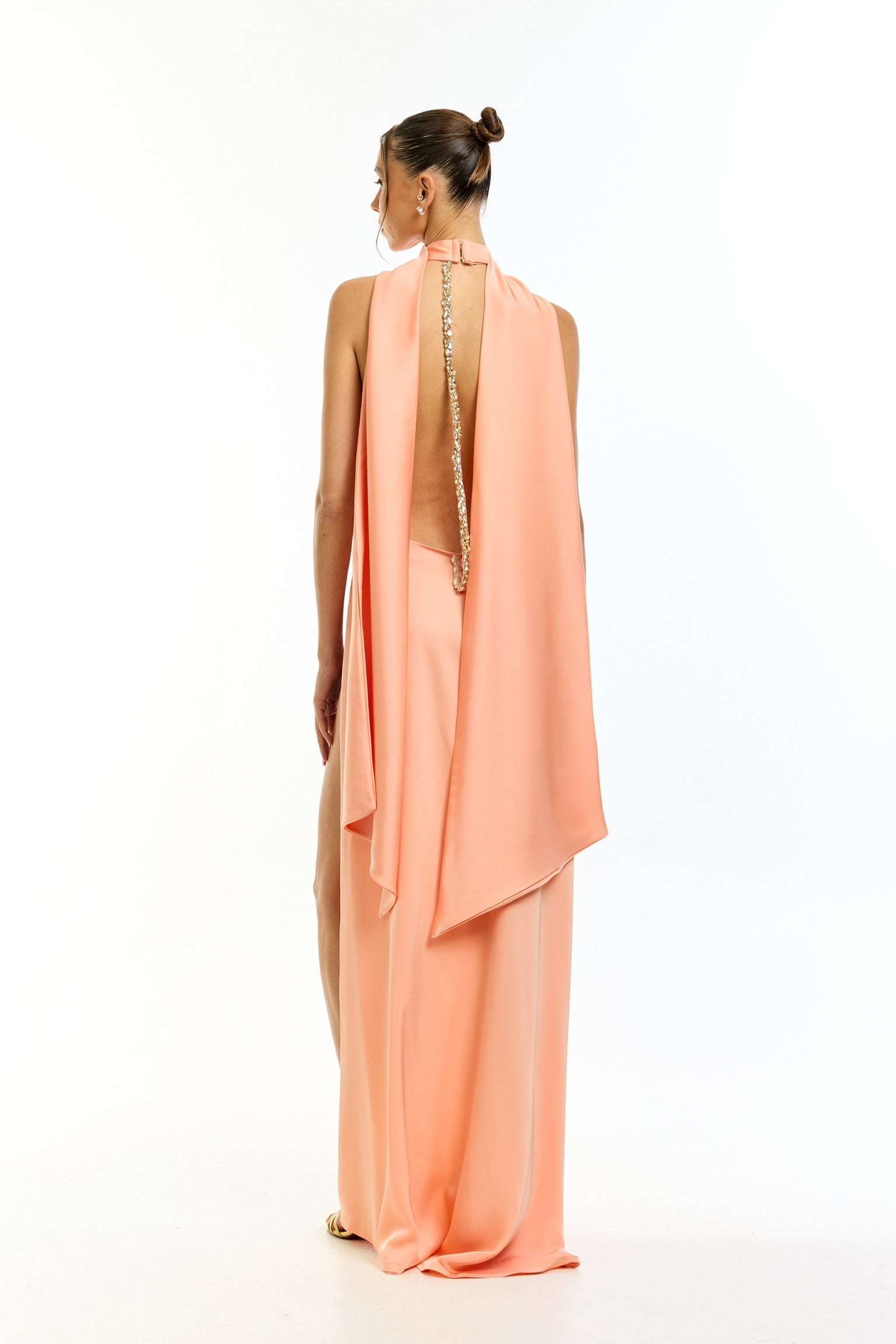 ‏Éclat orange dress