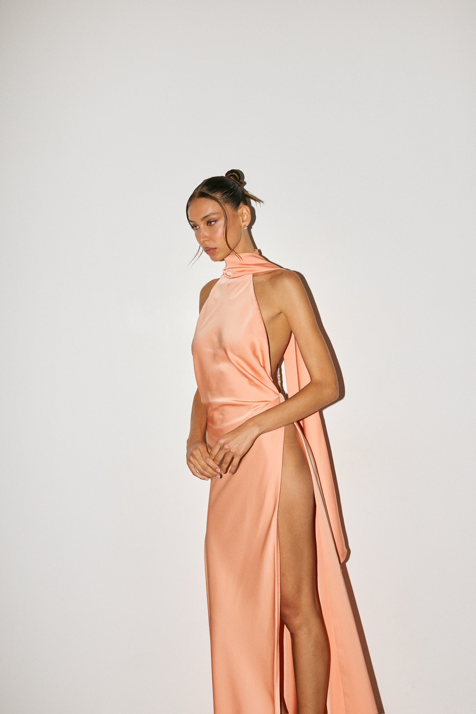 ‏Éclat orange dress