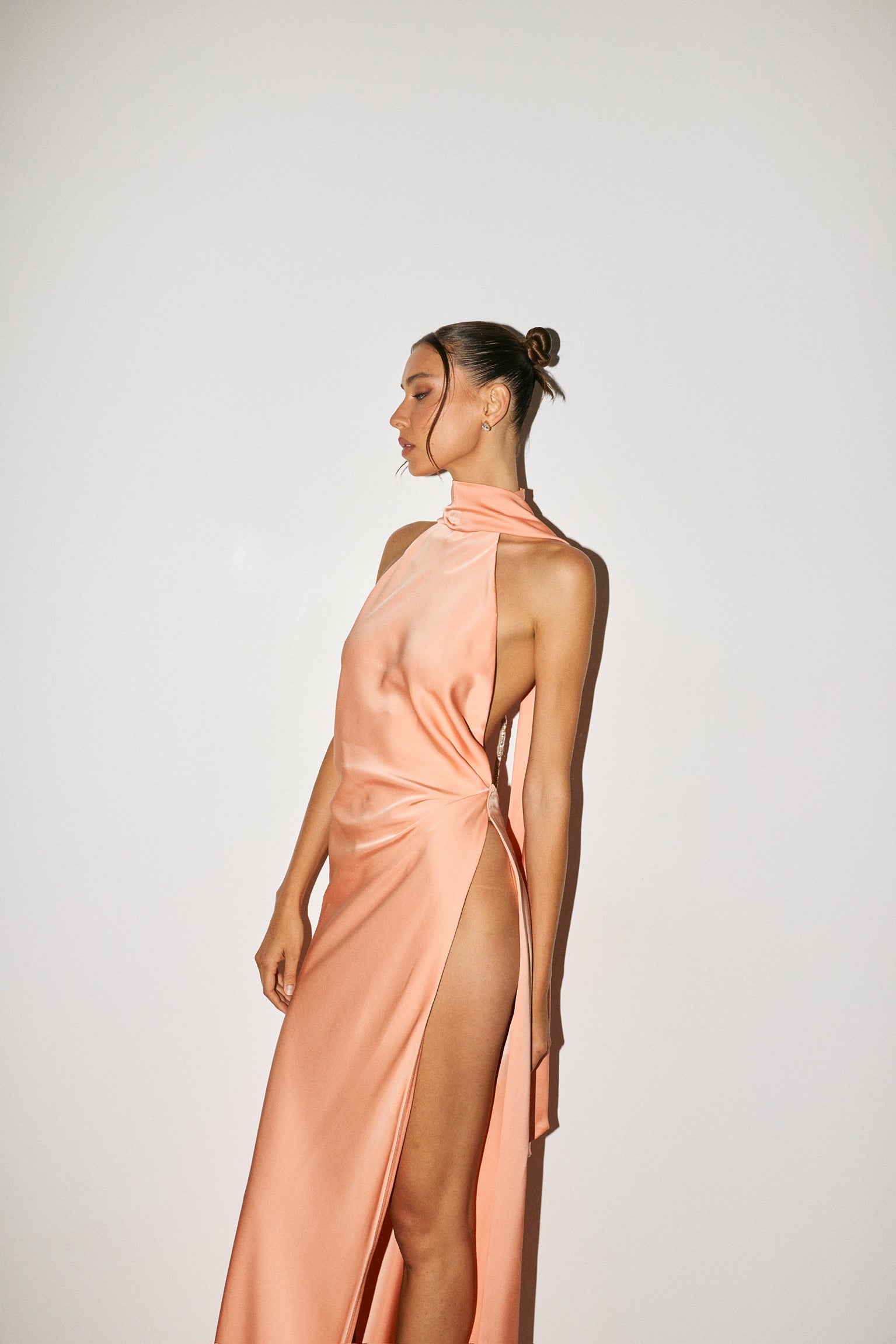 ‏Éclat orange dress